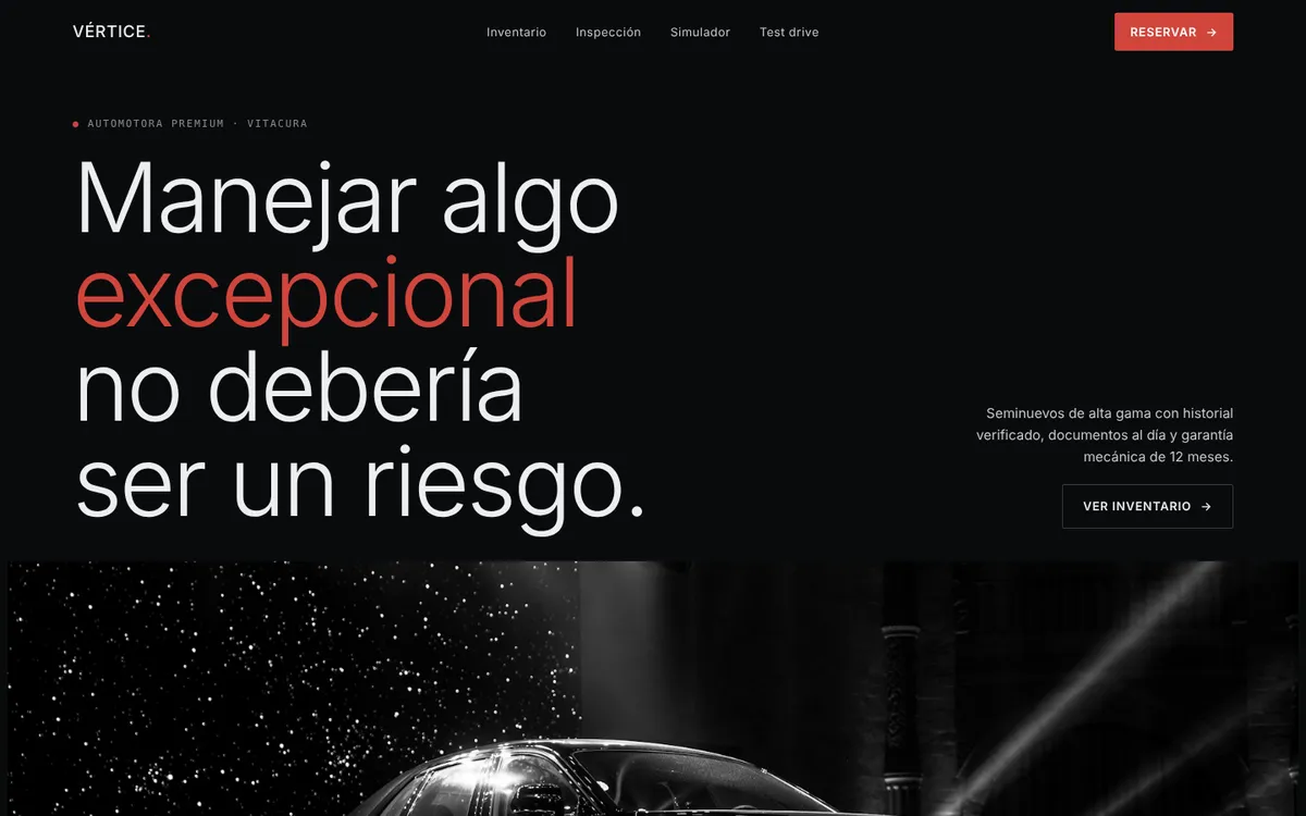 Concepto Vértice Automotora